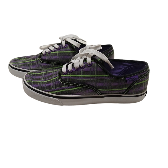 Punkrose Plaid Sneakers Size 7 Used - Picture 2 of 7